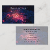 Campfire mit brennenden Membern Visitenkarte (Vorne/Hinten)