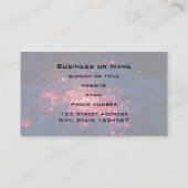 Campfire mit brennenden Membern Visitenkarte (Rückseite)