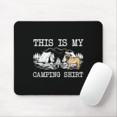 Campfire Mops Hund Das ist mein Camping Mousepad (Mit Mouse)