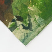 Campfire Mountain Man Adirondacks Winslow Homer Fleecedecke (Ecke)