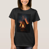 Campfire Nature Adventure Glamping Night Camping T T-Shirt (Vorderseite)