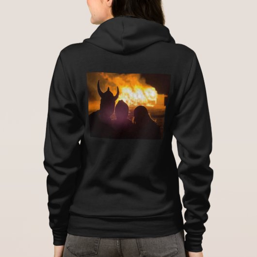 Campfire Neccesity for Firestarters Hoodie (Rückseite)