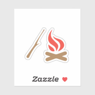 Campfire Nights Aufkleber