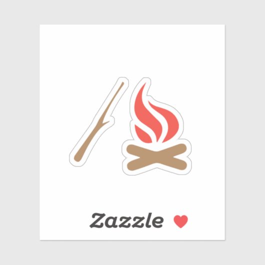 Campfire Nights Aufkleber (Blatt)