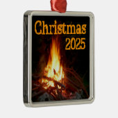 Campfire-Ornament Silbernes Ornament (Rechts)