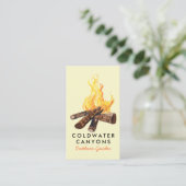 Campfire Outdoorsy Camp Wanderführer zum Abenteuer Visitenkarte (Stehend Vorderseite)