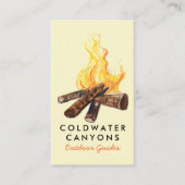 Campfire Outdoorsy Camp Wanderführer zum Abenteuer Visitenkarte (Vorderseite)