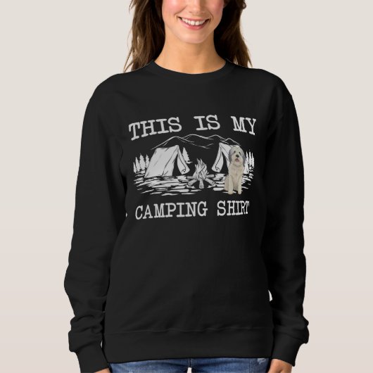 Campfire Polish Lowland Sheepdog Dog This Is My Ca Sweatshirt (Vorderseite)