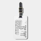 Campfire Reeds Gepäckanhänger (Vorderseite vertikal)