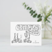 Campfire Reeds Postkarte (Stehend Vorderseite)