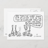 Campfire Reeds Postkarte (Vorne/Hinten)