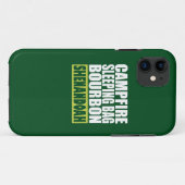 Campfire Schlaftasche Bourbon Shenandoah Case-Mate iPhone Hülle (Rückseite (Horizontal))