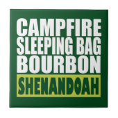 Campfire Schlaftasche Bourbon Shenandoah Fliese (Vorderseite)