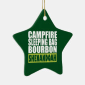 Campfire Schlaftasche Bourbon Shenandoah Keramikornament (Rechts)