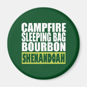 Campfire Schlaftasche Bourbon Shenandoah Magnet (Vorne)