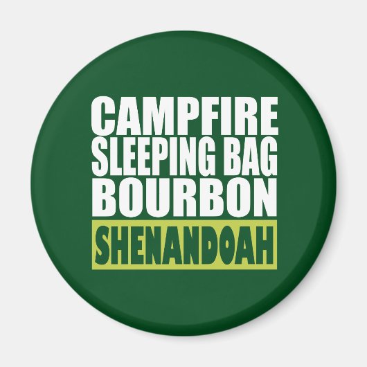 Campfire Schlaftasche Bourbon Shenandoah Magnet (Vorne)