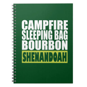 Campfire Schlaftasche Bourbon Shenandoah Notizblock