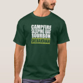 Campfire Schlaftasche Bourbon Shenandoah T-Shirt (Vorderseite)