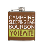 Campfire Schlaftasche Bourbon Yosemite Flachmann (Vorderseite)