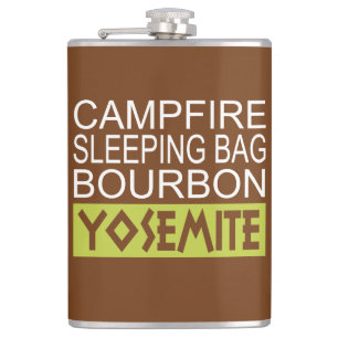 Campfire Schlaftasche Bourbon Yosemite Flachmann