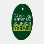 Campfire Schlaftasche Bourbon Yosemite Keramik Ornament (Rechts)