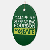 Campfire Schlaftasche Bourbon Yosemite Keramik Ornament (Links)