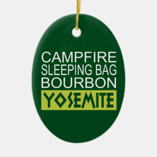 Campfire Schlaftasche Bourbon Yosemite Keramik Ornament