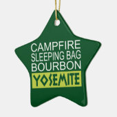 Campfire Schlaftasche Bourbon Yosemite Keramik Ornament (Links)
