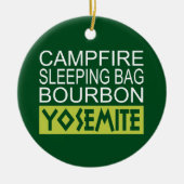 Campfire Schlaftasche Bourbon Yosemite Keramikornament (Vorne)