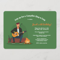 Campfire Sing-a-long Geburtstagsfeier