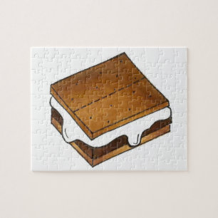 Campfire Smores Marshmallow Camp Smore Puzzle
