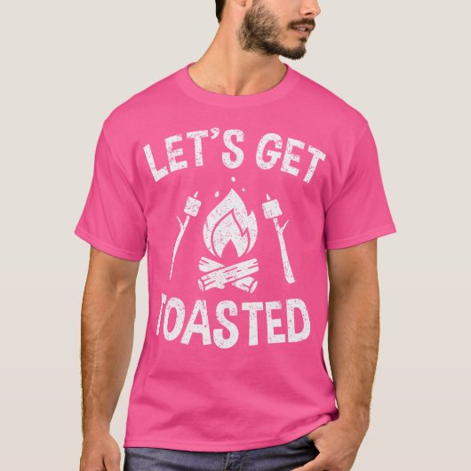 Campfire Smores Marshmallows Camping - Lasst uns e T-Shirt (Vorderseite)