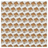Campfire Smores Toasted Marshmallow S'mores Fabric Stoff (Muster)