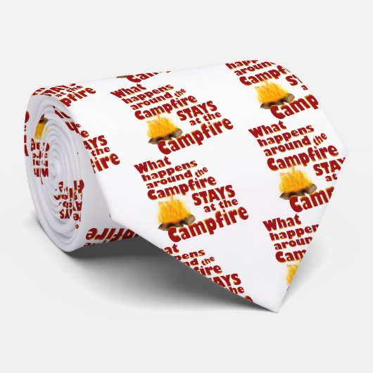 Campfire Spaß Krawatte (Gerollt)