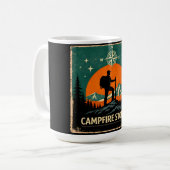 Campfire Stories – Night Fire Nature Memory Kaffeetasse (Vorderseite Links)