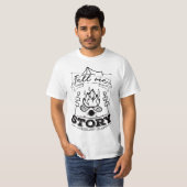 Campfire Story Teller Camping Gift T-Shirt (Vorne ganz)