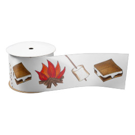 Campfire + Toastes Marshmallow = S'mores Camp Satinband