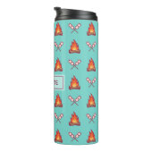 Campfire und Marshmallow Muster Thermosbecher (Nach rechts gedreht)