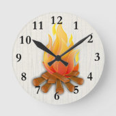 CAMPFIRE WALL CLOCK RUNDE WANDUHR (Vorderseite)