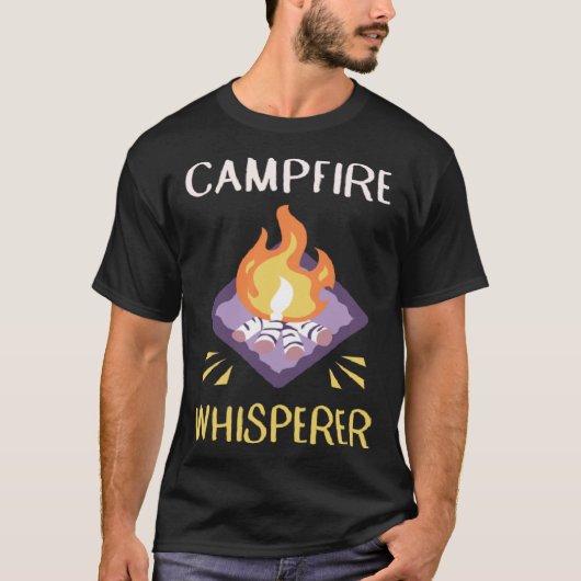 Campfire Whisperer Camping Campfire 1 T-Shirt (Vorderseite)