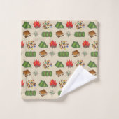 Campfire Zent Kompass Schlafsäcke Sommerlager Badhandtuch Set (Waschlappen)