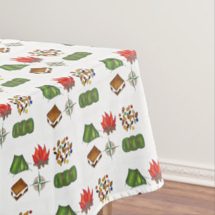 Campfire Zent Kompass Schlafsäcke Sommerlager Tischdecke