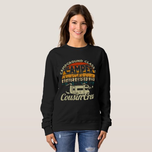 Campground Class C Camper Cousin Crew RV Camping B Sweatshirt (Vorne ganz)
