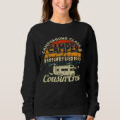 Campground Class C Camper Cousin Crew RV Camping B Sweatshirt (Vorderseite)
