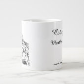 Campground Motif by Babbie - Martha's Vineyard Jumbo-Tasse (Vorderseite)