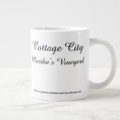 Campground Motif by Babbie - Martha's Vineyard Jumbo-Tasse (Rechts)