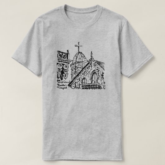 Campground Motif by Babbie - Martha's Vineyard T-Shirt (Design vorne)