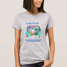 Campground Owner Silver RV Campingplatz Website T-Shirt