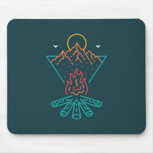 Campifire ruft mousepad (Vorne)