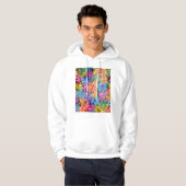 Campinas Brazil City Map Hoodie (Vorne ganz)